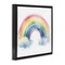 Stupell Industries Soft Rainbow with Clouds Floating Frame, design by Creative Studio